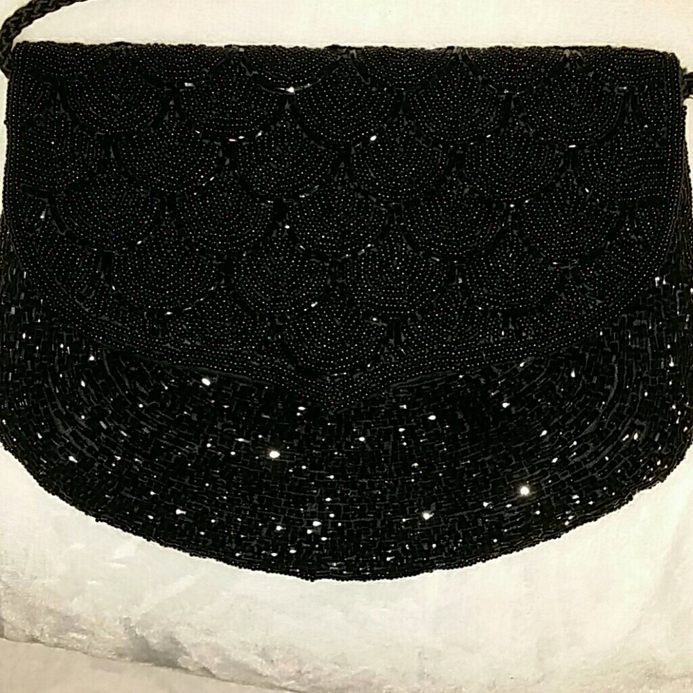 Beaded evening bag